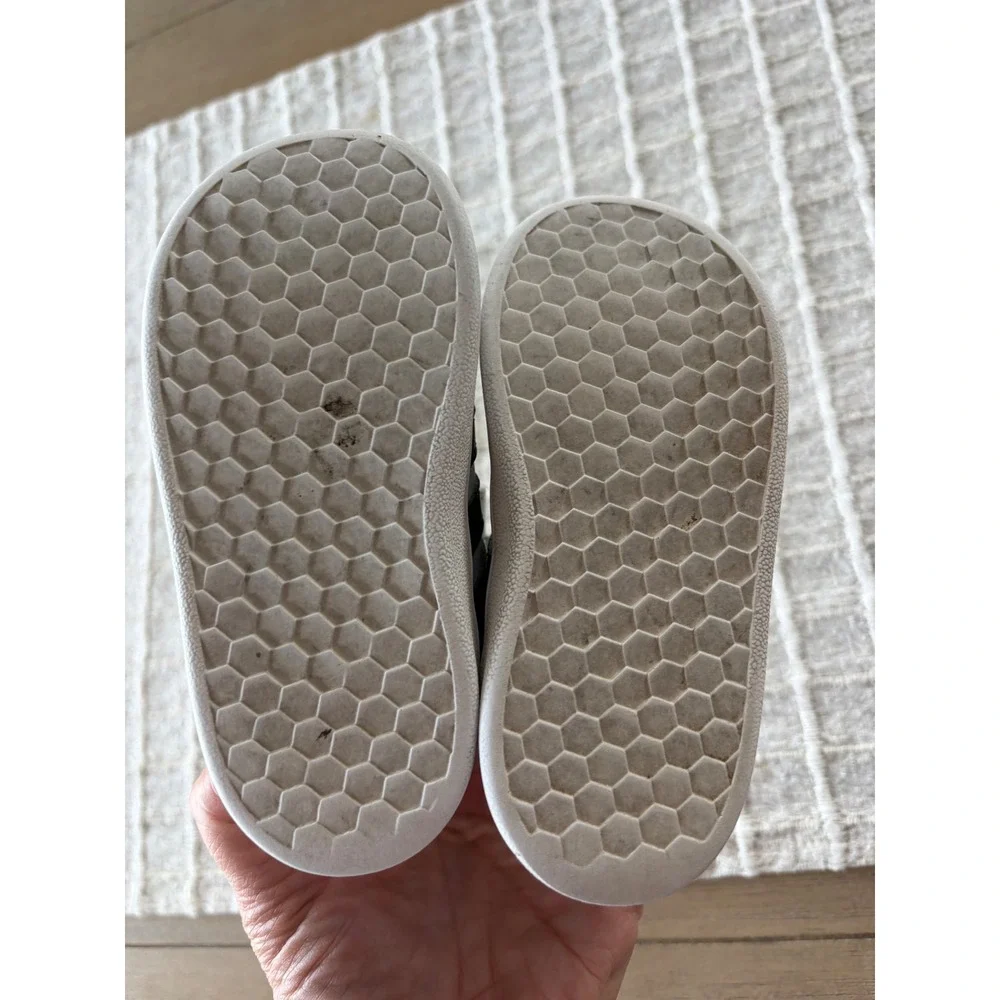 Adidas Grand Court Toddler Shoes White Black Sneakers Size 6K EF0118